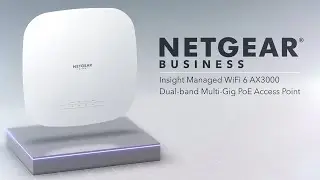 NETGEAR WAX615 Insight Managed WiFi 6 AX3000 Dual-band Multi-Gig PoE Access Point