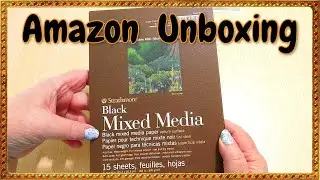 Strathmore Black Mixed Media Paper: Amazon Unboxing