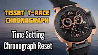 Tissot T-Race Chronograph Watch Time Setting and Chronograph Reset | SolimBD