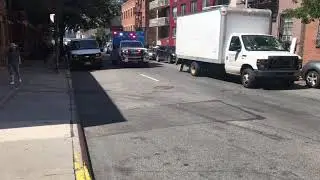 NY Mount Sinai Ambulance Emergency Responding - Red Code Medical Emergency Police Responding