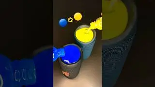 Yellow and blue = 🤔