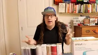 Cricut Joy Machine Smart Vinyl Bundle unboxing