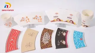 PE Coated Paper Cup Raw Material Paper Cup Fan