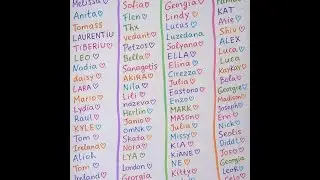 I Will write your  name you need to write to the chat How is your name Everbody like and subscribe