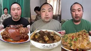 Mukbang #59 :Eat pig brain belly pork, Fried skewers 😋🤤.#belly #eatingsounds  #mukbang #food 