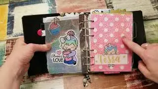 MYSTICS LITTLE GIFTS A6 RINGS PLANNER FLIP THOUGH