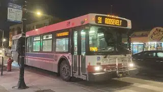 CTA On Board Riding 2006 New Flyer D40LF Bus 1059 on Route 91 Austin from Jefferson Park to Lake St