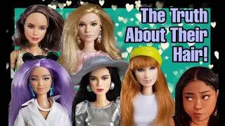 The Truth About Barbie Dolls w/ Updo Hairstyles- Do dolls w/ ponytails have bald spots/less hair?