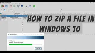 How To Zip A File In Windows 10 With Just One Click In 2020 (Very Easy) | Zip File