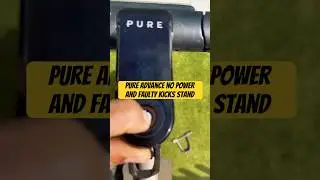 Pure advance no power and faulty kicks Stand #foldingscooter #electricvehicle #foryou #escooter
