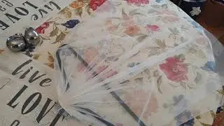 DIY Wedding Veil Dye - Coffee