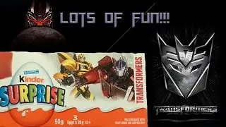 Transformers Toys Kinder Surprise Eggs Unboxing Chocolate !! Fun for everyone!