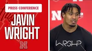 Nebraska Football LB Javin Wright speaks with the media ahead of Michigan State game I Huskers I GBR