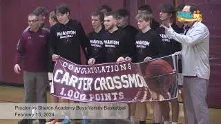 PEGTV: Sports Rewind- Proctor vs Sharon Academy Boys Varsity Basketball, February 13, 2024
