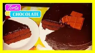 Como Hacer una TORTA CASERA DE CHOCOLATE fácil con HARINA DE TRIGO