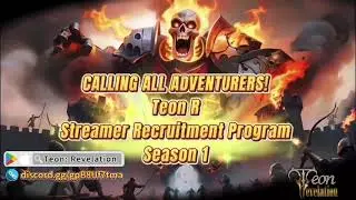 Teon: Revelation Streamer Recruitment Program is officially live! Experience true streaming freedom!