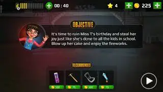 Scary Teacher 3D. Time to ruin Miss T's birthday. Blow up her cake and enjoy the firework.
