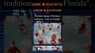 Discover Florida's Unique Christmas Traditions! #shorts