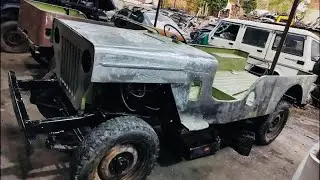 1983 model Mahindra CJ.500 D full restoration in original condition 38 years back