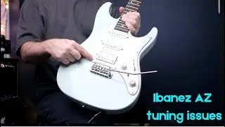 Проблемы с настройкой Ibanez AZ