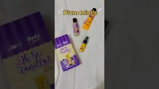 Plum body love ❤️ oh so love trio Body Wash | Body Lotion | Perfume &hellip;&hellip;. #mini #plum #skincare