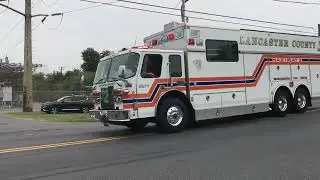 Lancaster County HazMat 2-1 Responding