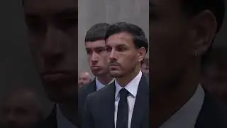 AS Roma players and  management at Pope Francis public viewing. #asroma #popefrancis #vatican #news