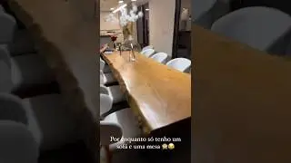 Tour pela sala de jantar e sala de tv da casa nova da Key Alves