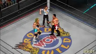 Fire Pro Wrestling World Gameplay (PC) - Curt Hennig (Mr. Perfect) vs Buff Bagwell
