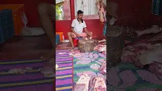 meat cutting। desi style#shorts