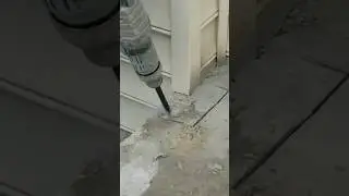 Jack Hammering Concrete