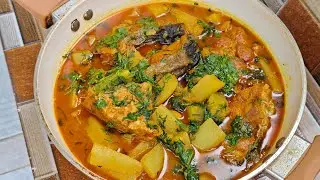 মূলা দিয়ে পাঙ্গাস মাছ রান্না।