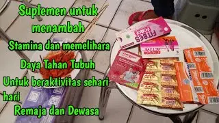 Suplemen penambah stamina untuk rutinitas sehari hari + menjaga daya tahan tubuh - remaja dan dewasa