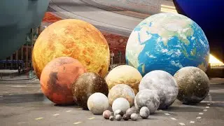 Solar System Comparison in CITY | First Person Perspective