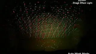 ESHINY MINI Small R&G Laser Starry sky Projector DJ Dance Disco Bar Party Christmas Stage Light Y10