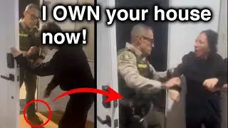 Cop Enters Without Warrant, Violates Lady's Rights, Won't Leave When Trespassed and Gets Sued