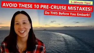 AVOID THESE 10 PRE CRUISE MISTAKES! (do this INSTEAD) | Royal Caribbean | 5 Minute Cruise Tips