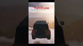 Highest jeep jump #steeringwheel #automobile #carsteeringwheel #gta #forzahor #forzahorizongameplay