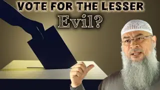 When there are 2 (kafir) parties in elections, should we vote for lesser of 2 evils? assim al hakeem