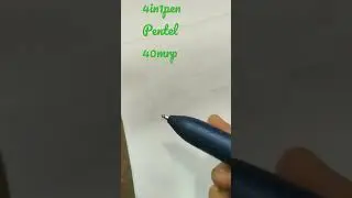 pen/pentel/4in1pen/stationary/shorts