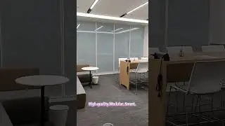 🔥Game-Changing Office Tech: Smart Glass Partitions(Easy Install!)