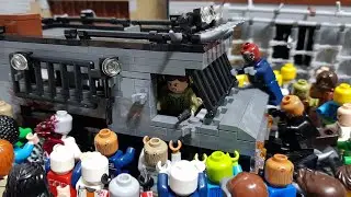 LEGO Zombie Apocalypse Stop Motion Zombie City Part 2 Zombie Car 레고 좀비 아포칼립스 스톱모션 좀비 시티 2편 좀비 카