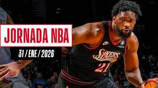 GRANDIOSA NOCHE PARA JOEL EMBIID Y ANTHONY EDWARDS  | Resultados Jornada NBA (31/enero/2026)