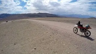 Alone in Death Valley Adventure - Part 3 - Devil's Golf Course, and OVERHEATED BIKE!