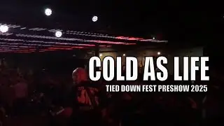 COLD AS LIFE Live at Tied Down Fest 2025 Preshow &ndash; Detroit Hardcore Legends Return 2 The Magic Stick