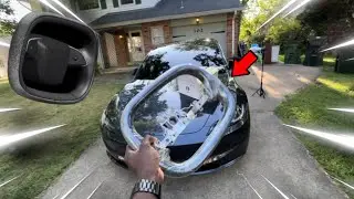 I converted my Tesla model 3 into a CYBERTRUCK with this mod😱😱