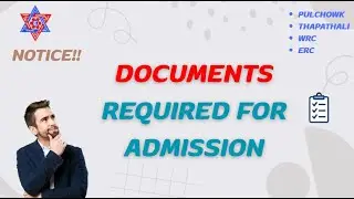 📑Documents Required for IOE Admission | Admission process explained! #ioe #entrance #admission