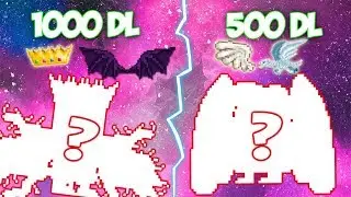 Growtopia | 1000 Dls Vs 500 Dls Set Challenge! *OMFG*