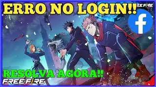 Erro de LOGIN via FACEBOOK no Free Fir