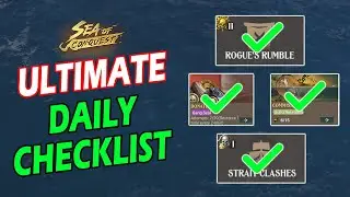 DAILY CHECKLIST - SEA OF CONQUEST